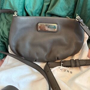 Marc Jacobs Gray Crossbody Bag with Slouchy Design